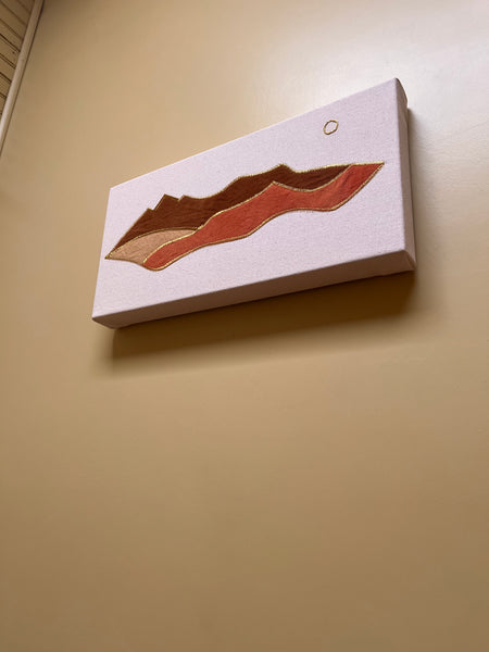 Curvy Scape   16" x 8" original art