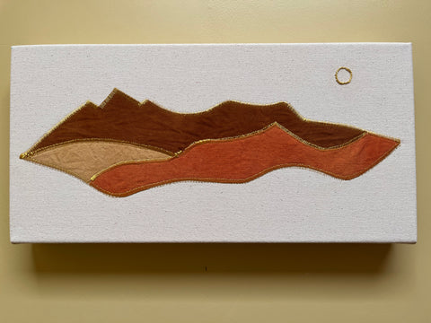 Curvy Scape   16" x 8" original art