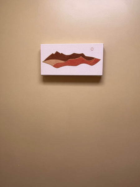 Curvy Scape   16" x 8" original art