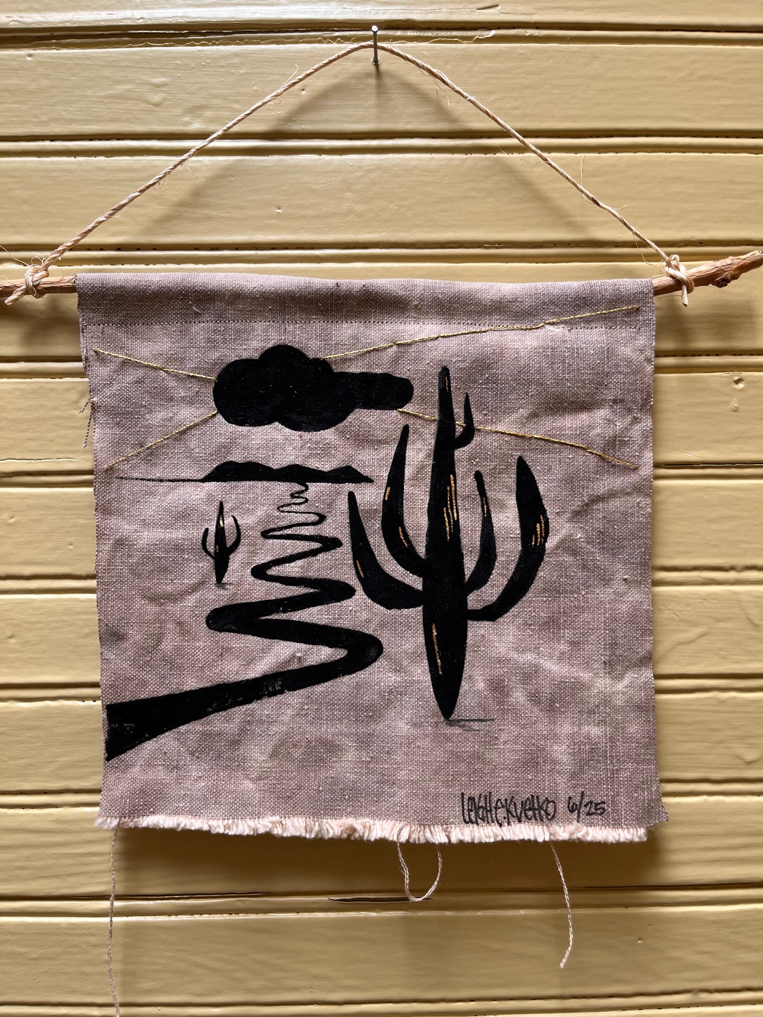 Desert Scene  7.5 in X 7.5 in (apprx)  - small series