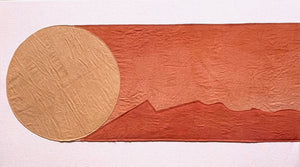 Flame Sunset   28" x 16" original art