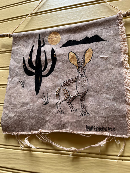 Desert Hare  8.5 in X 8 in   - small series