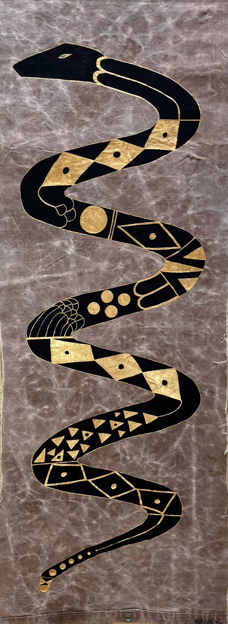 Desert Serpent   24"  x 60" original art
