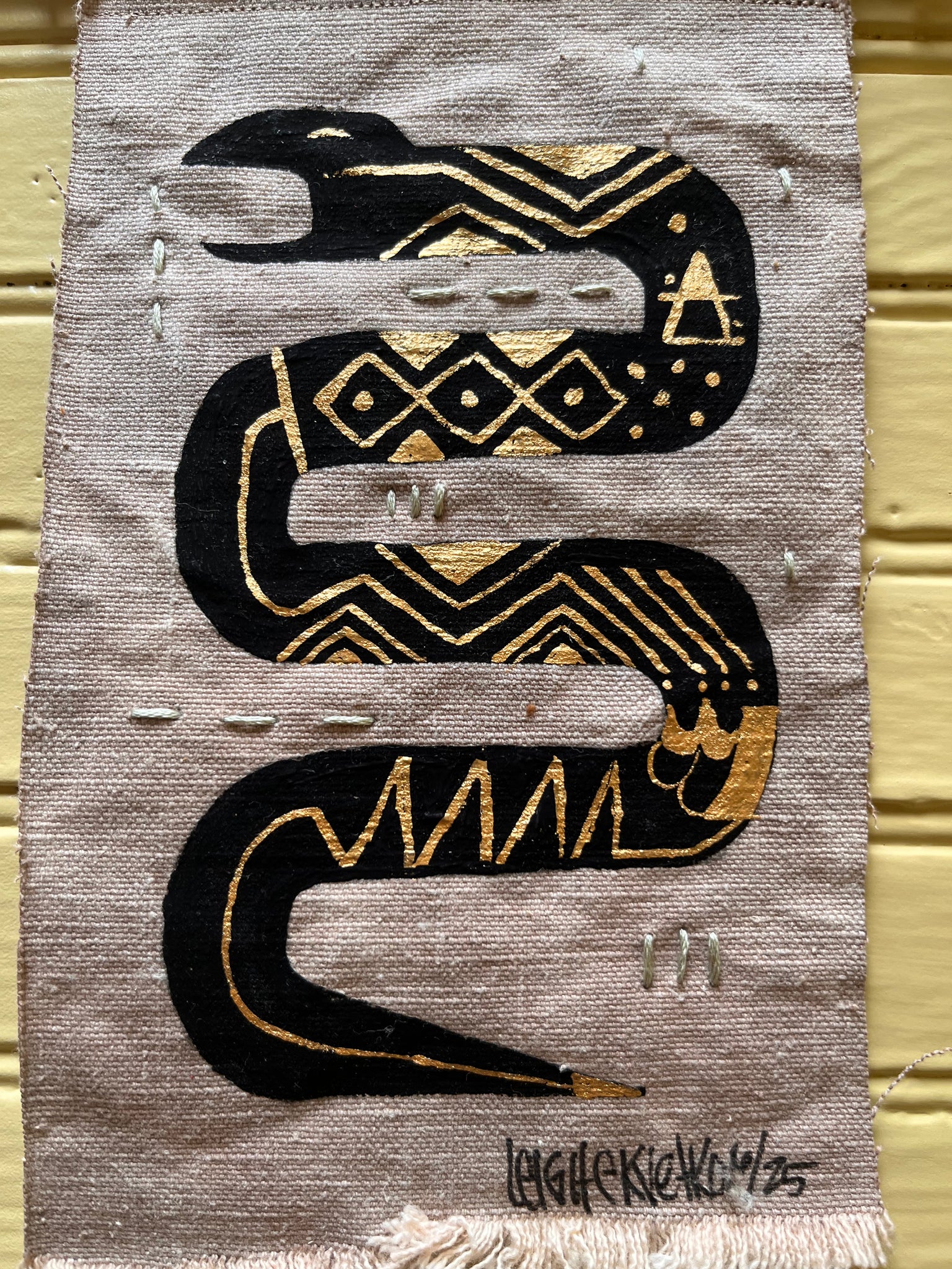 Snake  4.5 in X 8 in   - small series (Copy)