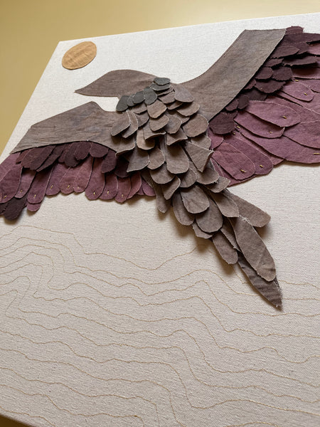Vulture's Flight   20" x 20" original art