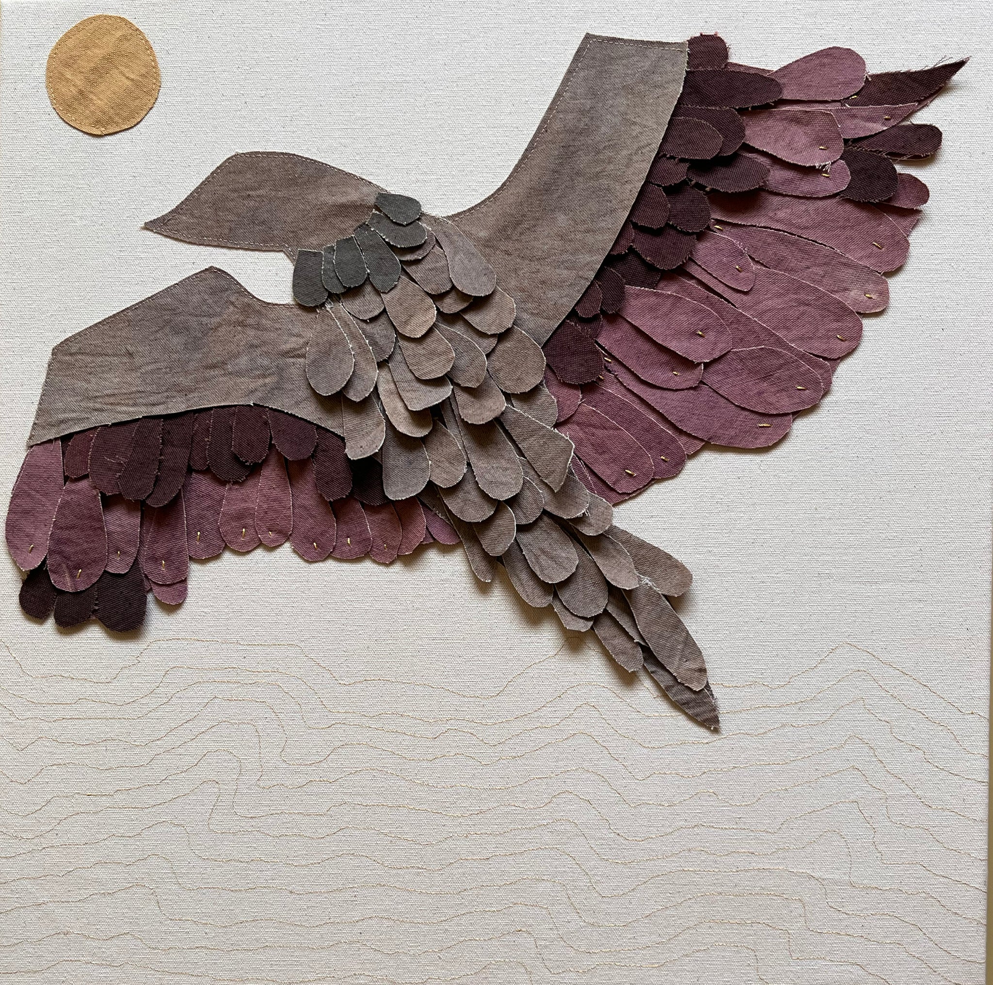 Vulture's Flight   20" x 20" original art