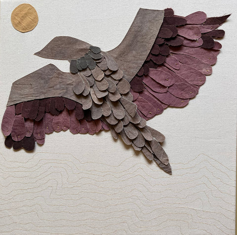 Vulture's Flight   20" x 20" original art