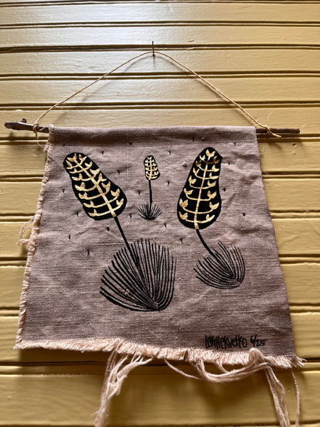 Yucca Bloom  8 in X 8 in   - small series
