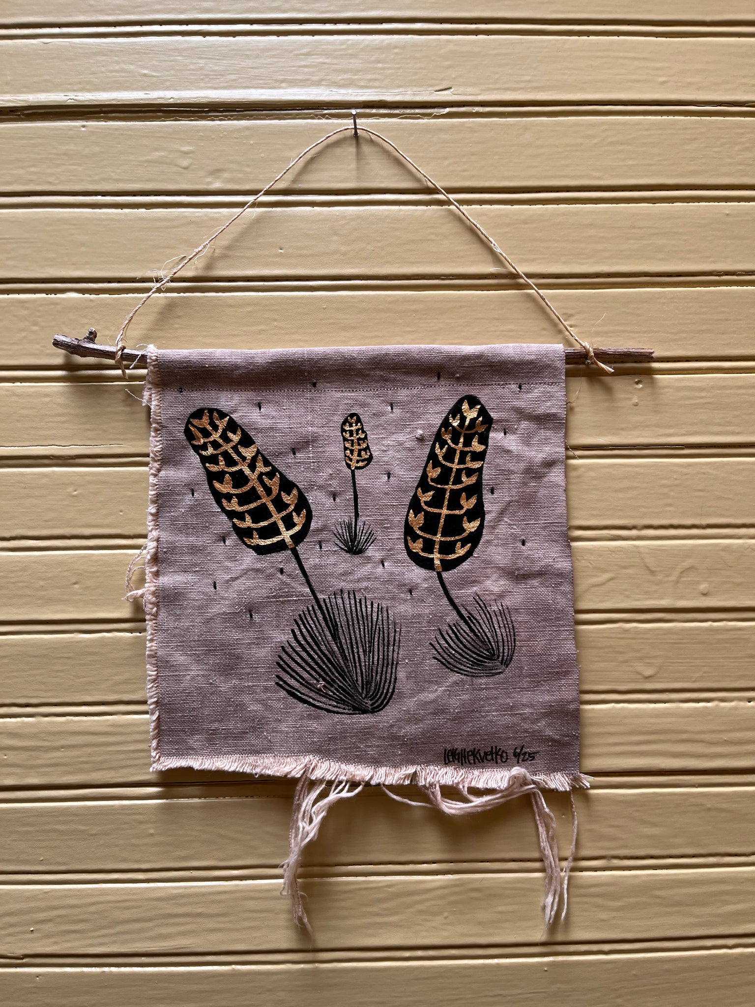 Yucca Bloom  8 in X 8 in   - small series