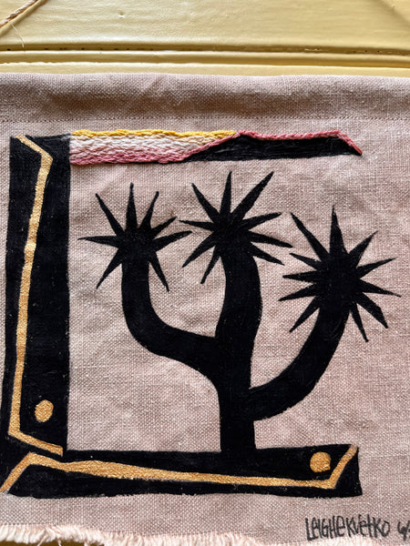 Yucca with sky  7.5 in X 7 in   - small series