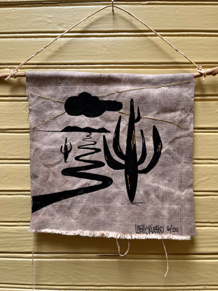 Desert Scene  7.5 in X 7.5 in (apprx)  - small series