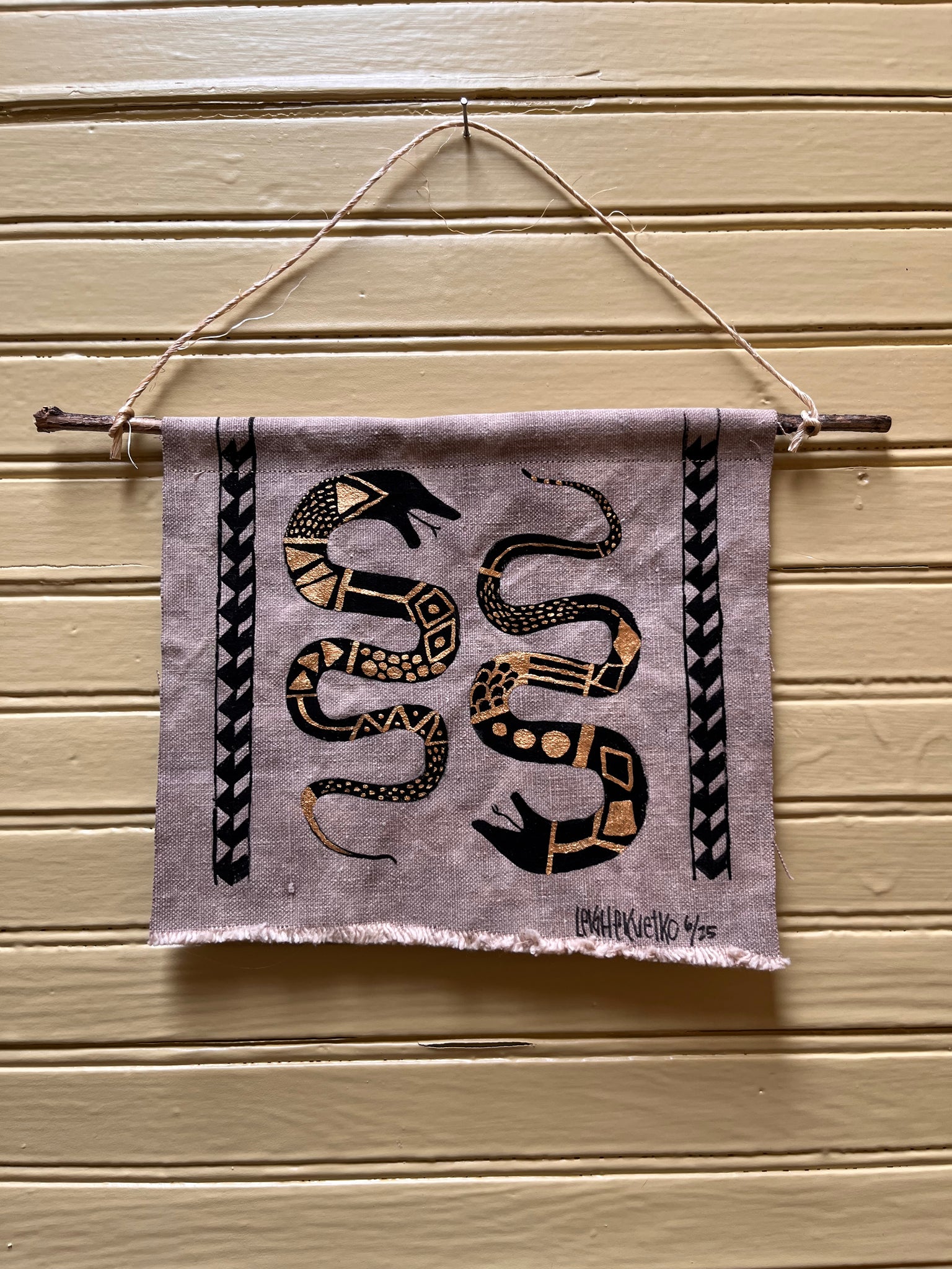 Snakes  8 in X 6.5 in  - small series